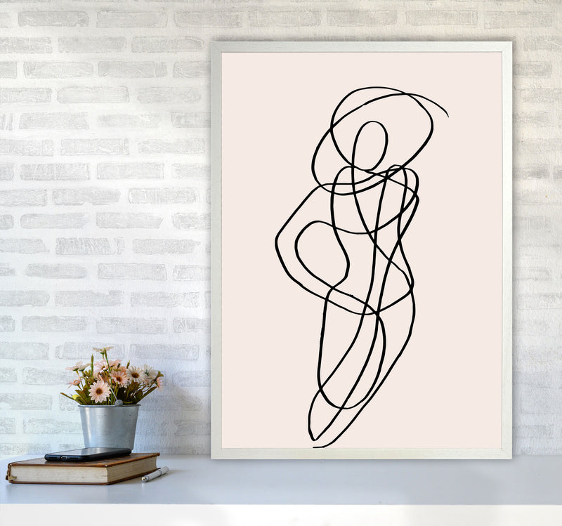 Tangled Lines Female1 By Planeta444 A1 Oak Frame