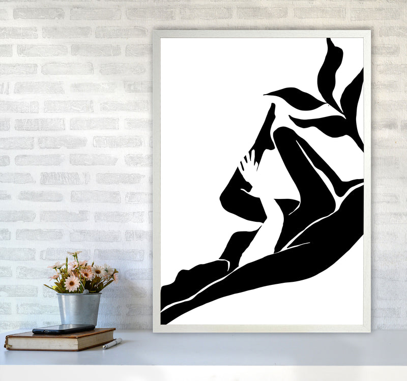 Matisse Lying Plant By Planeta444 A1 Oak Frame