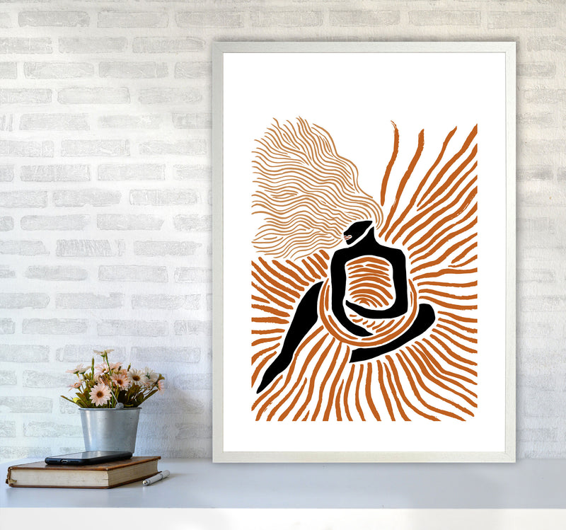 Embracing The Sun By Planeta444 A1 Oak Frame