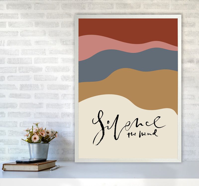 Silence The Mind By Planeta444 A1 Oak Frame