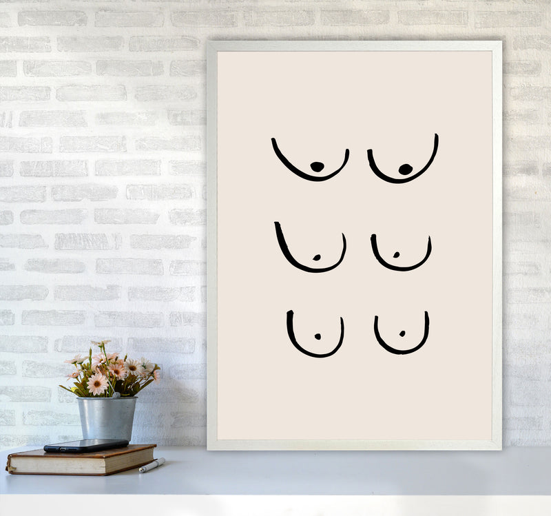 Boobs Triple By Planeta444 A1 Oak Frame