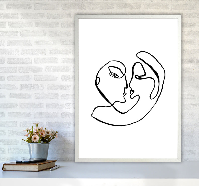 Love Embrace By Planeta444 A1 Oak Frame