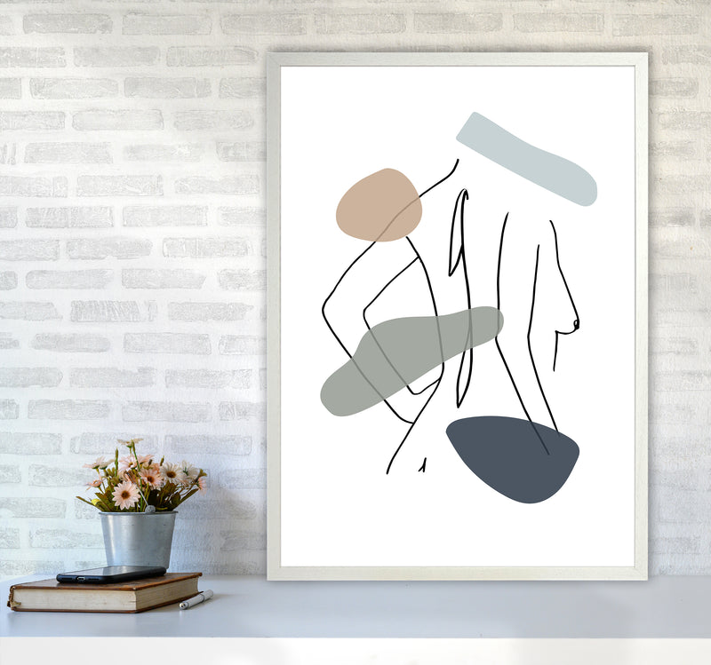 Female Side Pose Stains Navy Green By Planeta444 A1 Oak Frame