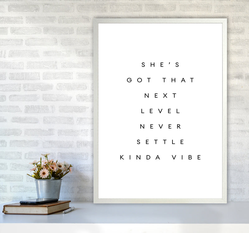 Shes Got That Next Level Plain By Planeta444 A1 Oak Frame