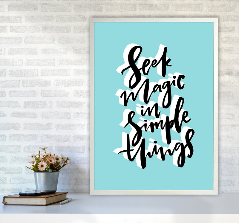 Seek Magic In Simple Things By Planeta444 A1 Oak Frame