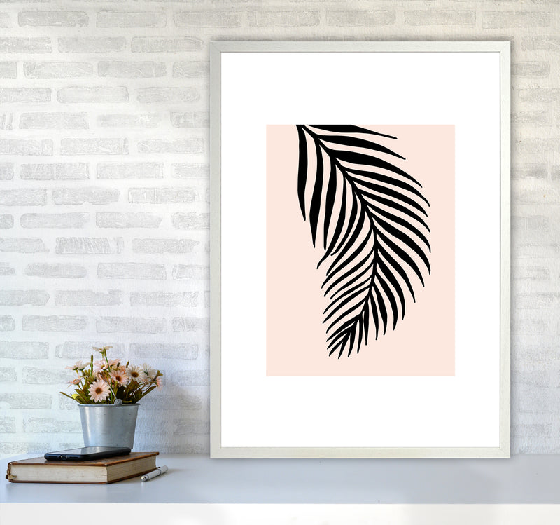 Palm Rose Rectangle 1 By Planeta444 A1 Oak Frame