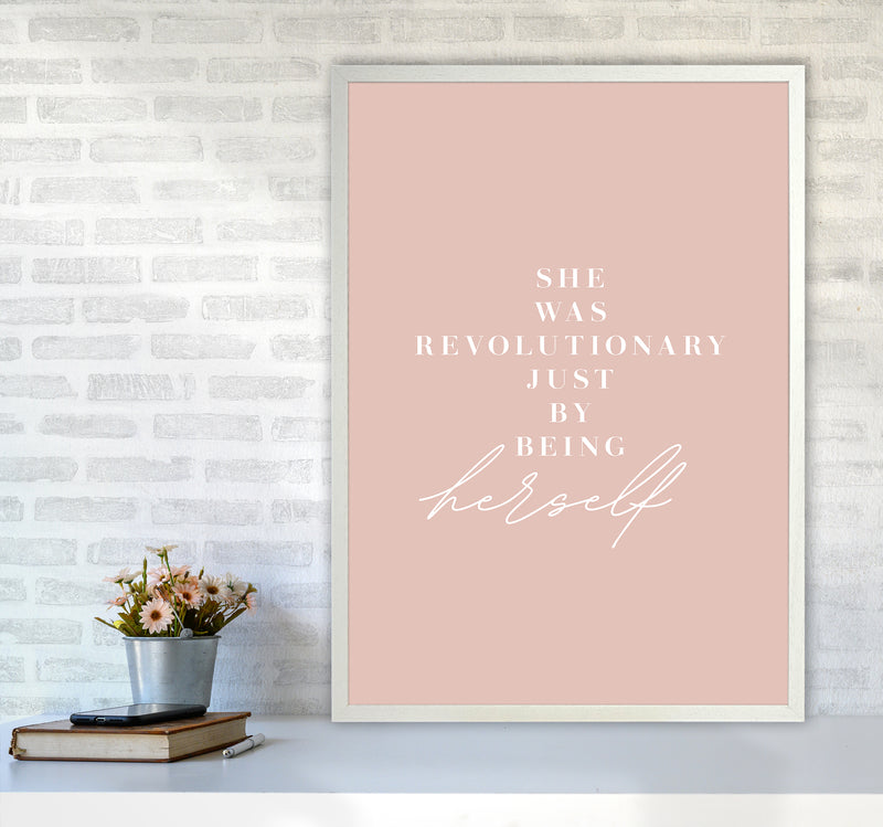 She Was Revolutionary2 By Planeta444 A1 Oak Frame