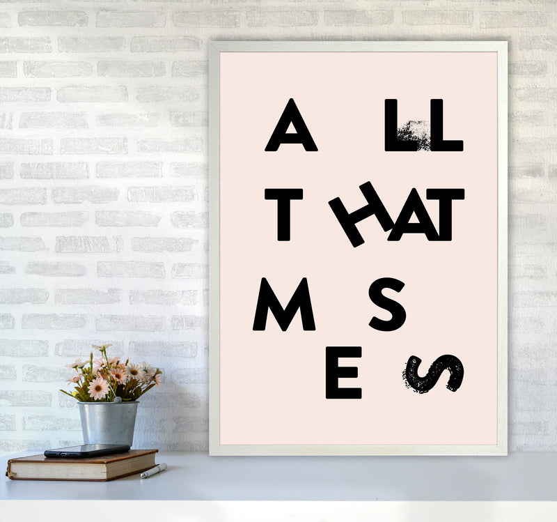 All That Mess Black By Planeta444 A1 Oak Frame
