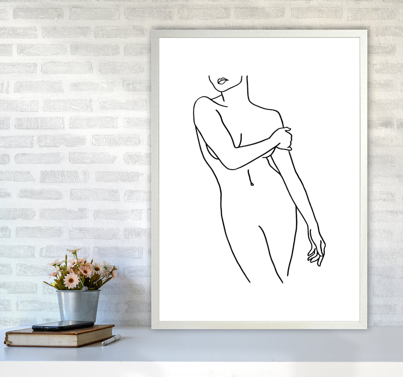 Female Front Pose By Planeta444 A1 Oak Frame