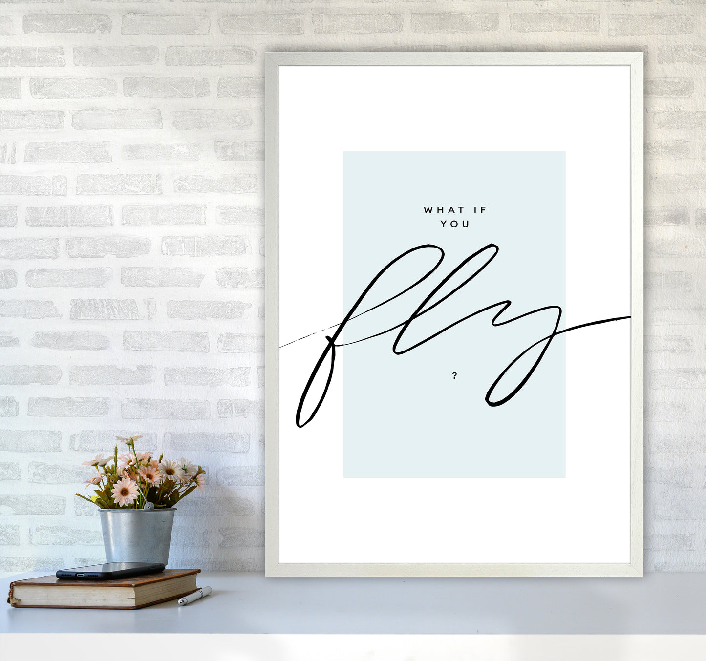 What If You Fly By Planeta444 A1 Oak Frame