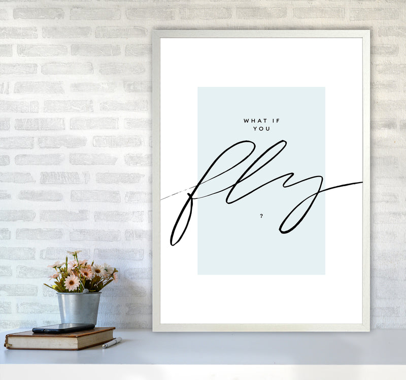 What If You Fly By Planeta444 A1 Oak Frame
