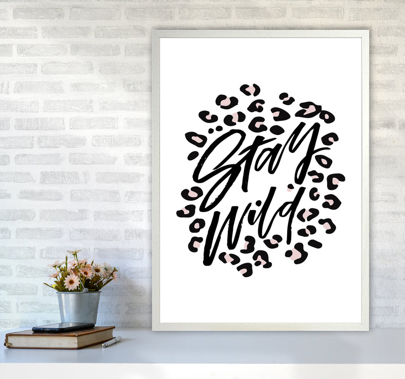 Stay Wild By Planeta444 A1 Oak Frame