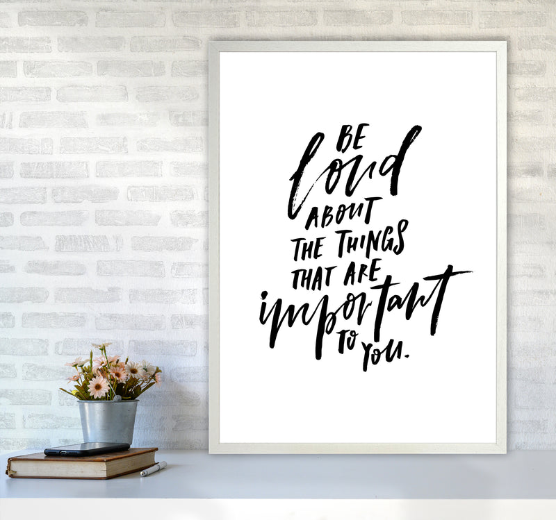 Be Loud About By Planeta444 A1 Oak Frame