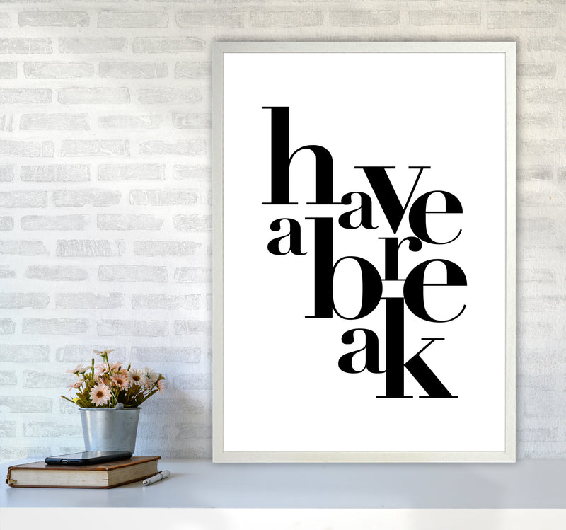 Have A Break By Planeta444 A1 Oak Frame