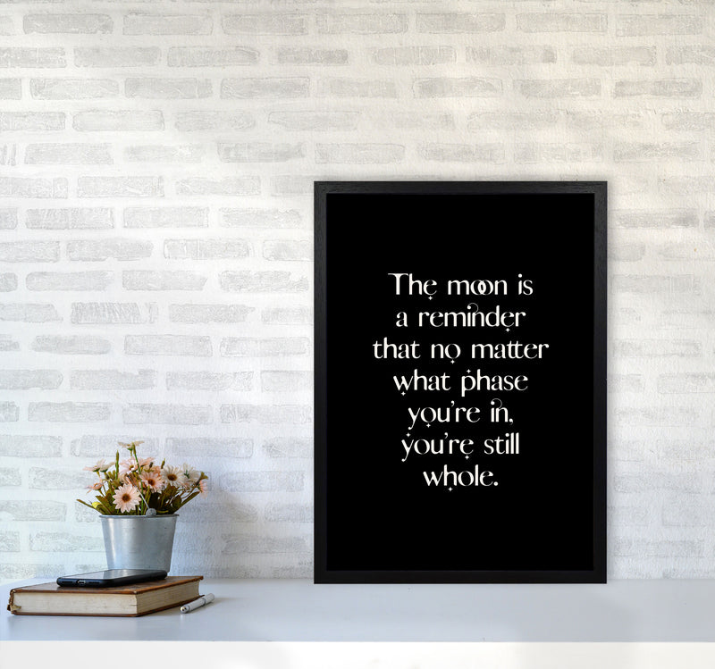 The Moon Is A Reminder By Planeta444 A2 White Frame