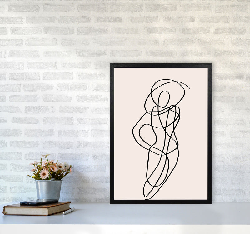 Tangled Lines Female1 By Planeta444 A2 White Frame