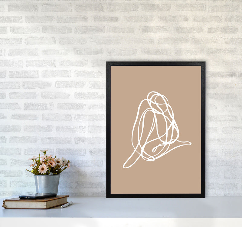 Tangled Lines Female3 By Planeta444 A2 White Frame