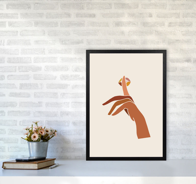 Shhh1 Mosaic Earthly By Planeta444 A2 White Frame