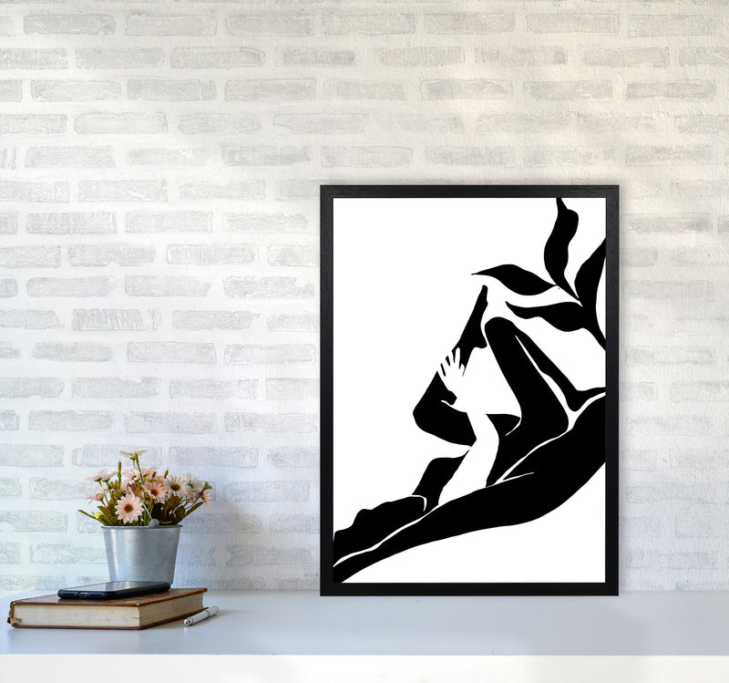 Matisse Lying Plant By Planeta444 A2 White Frame