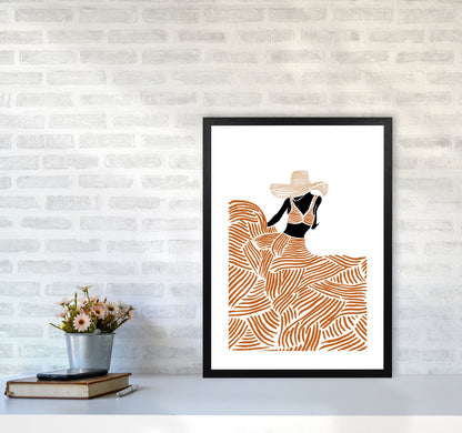 Diving Into Earth By Planeta444 A2 White Frame