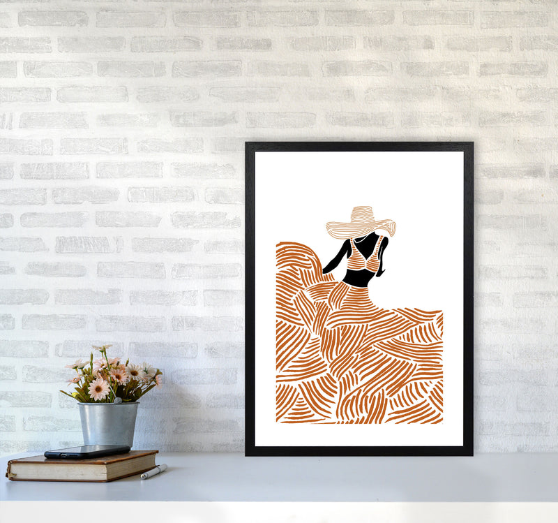 Diving Into Earth By Planeta444 A2 White Frame