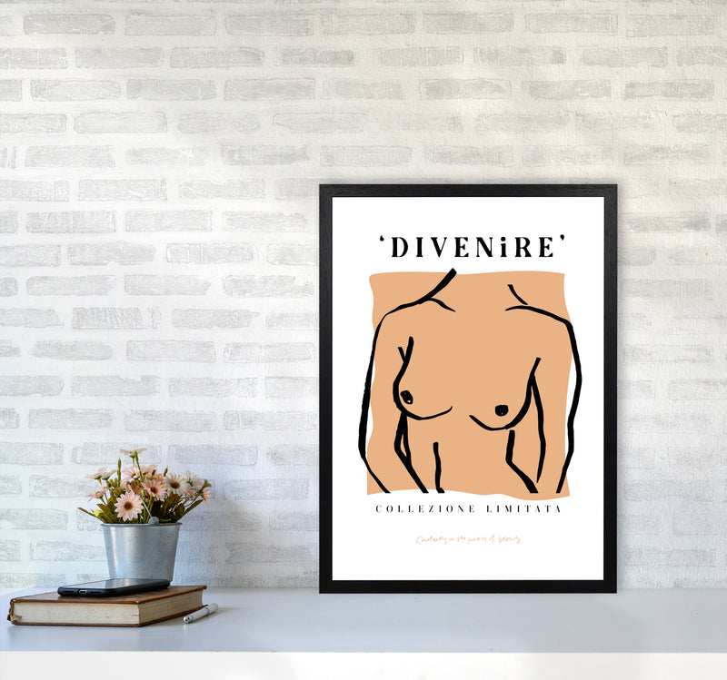 Divenire2 Corpo By Planeta444 A2 White Frame