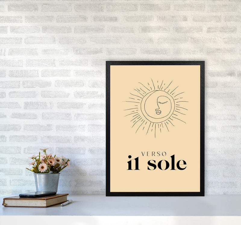 Verso Il Sole By Planeta444 A2 White Frame