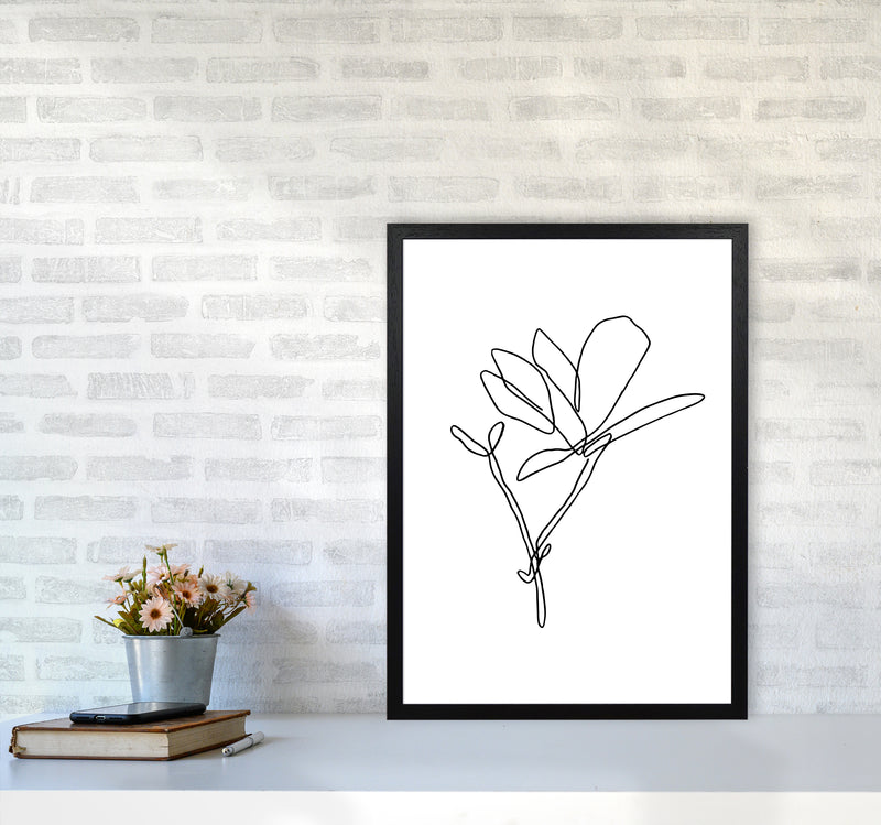 Japanese Magnolia By Planeta444 A2 White Frame