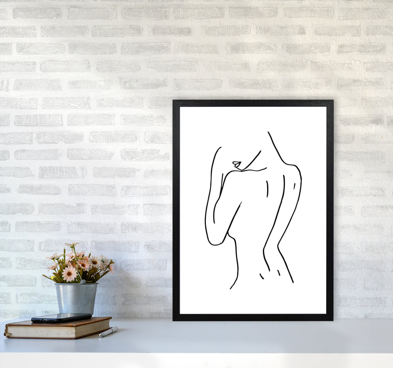 Female Back Pose By Planeta444 A2 White Frame