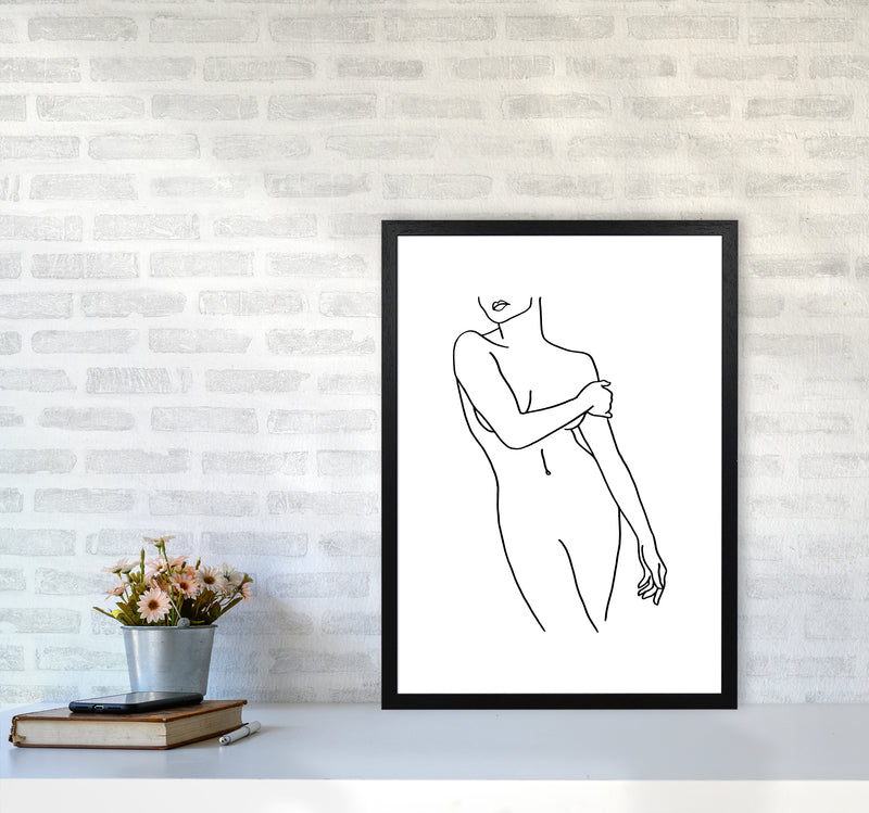 Female Front Pose By Planeta444 A2 White Frame