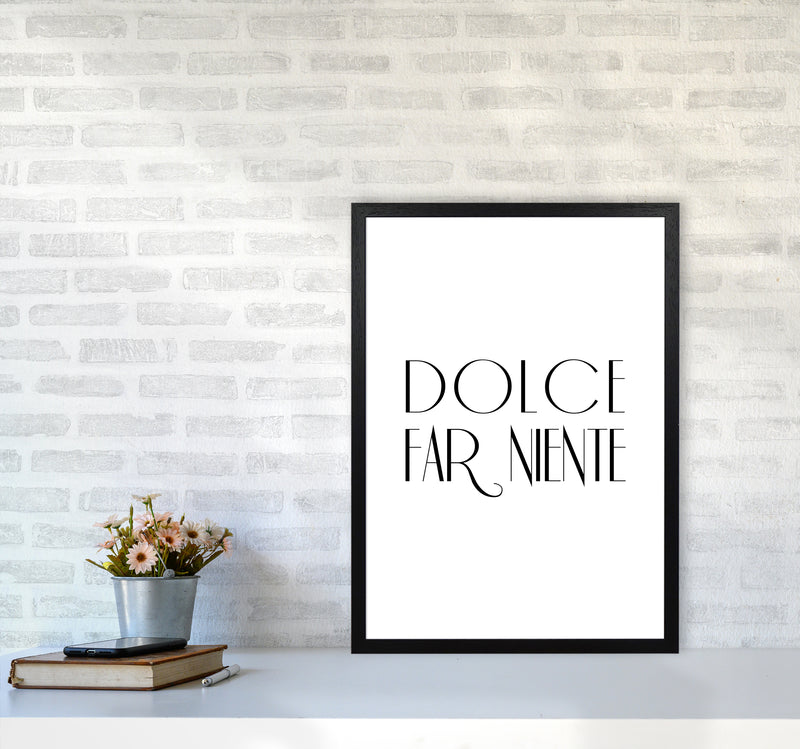 Dolce Far Niente2 By Planeta444 A2 White Frame