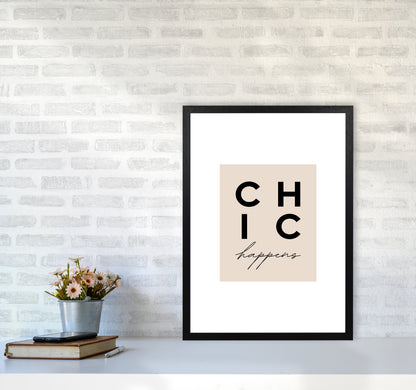 Chic Happens3 By Planeta444 A2 White Frame