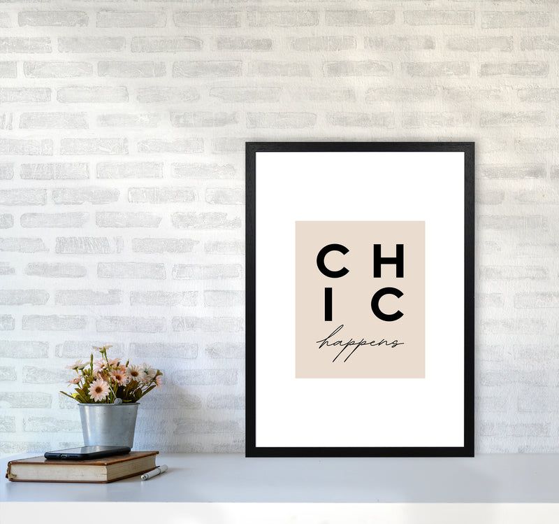 Chic Happens3 By Planeta444 A2 White Frame