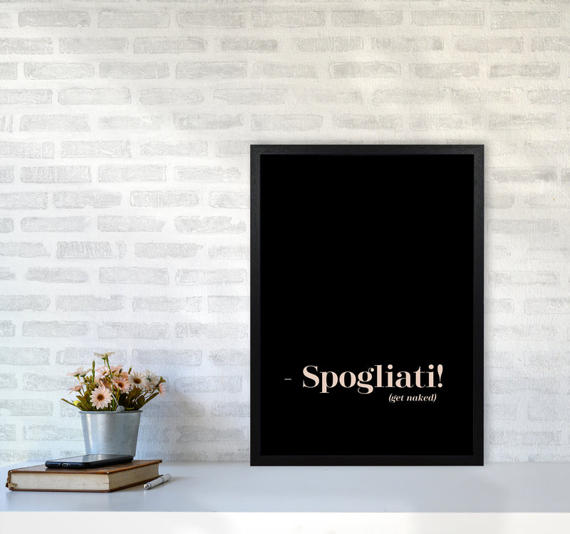 Spogliati By Planeta444 A2 White Frame