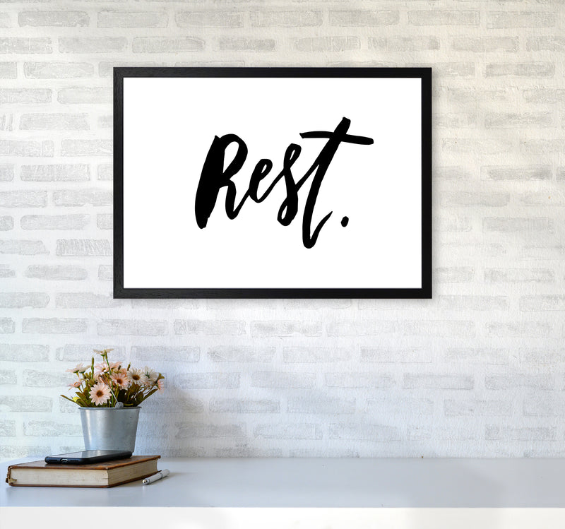 Rest By Planeta444 A2 White Frame