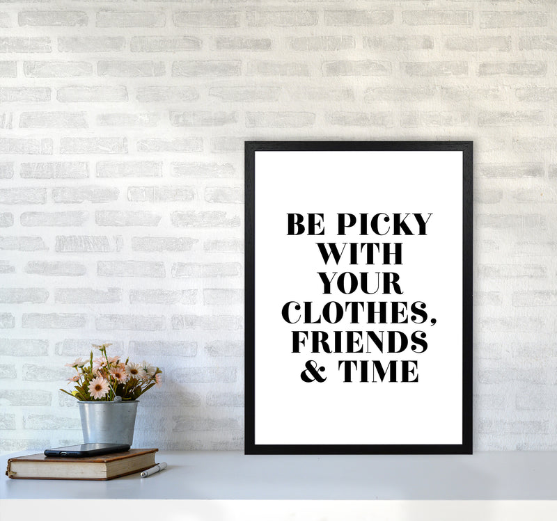 Be Picky By Planeta444 A2 White Frame