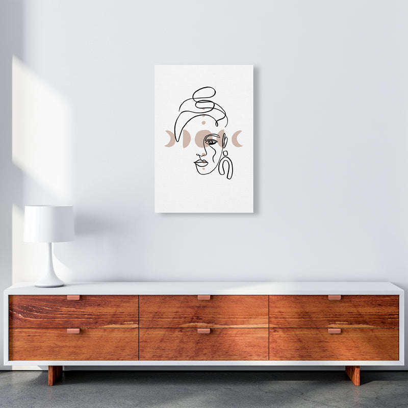 Face With Earrings Moonphases By Planeta444 A2 Canvas