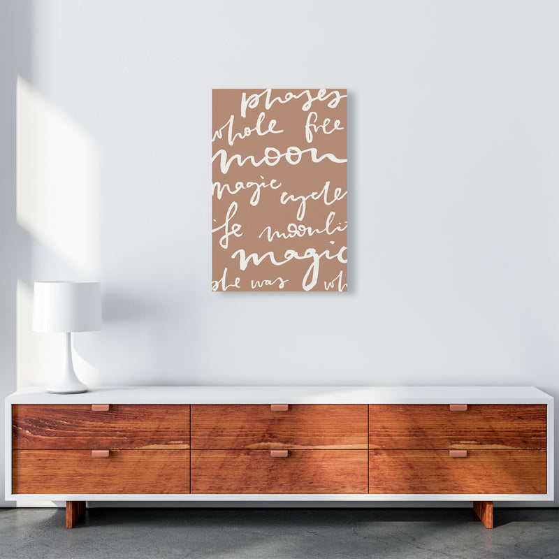 Moon Words Big Lettering By Planeta444 A2 Canvas