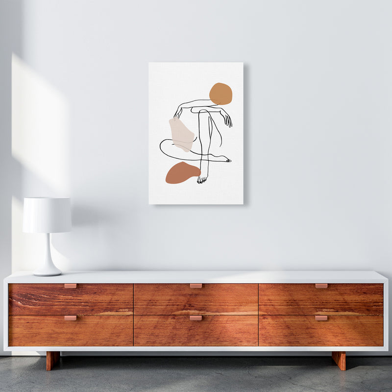 Sitting Legs Arms Crossed Stains Earth Colors By Planeta444 A2 Canvas