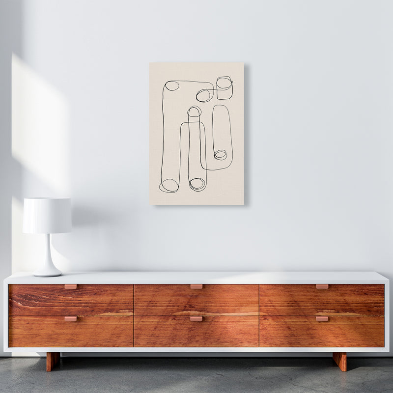 Abstract Line Doodles By Planeta444 A2 Canvas