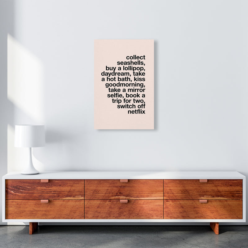 Collect Seashells By Planeta444 A2 Canvas