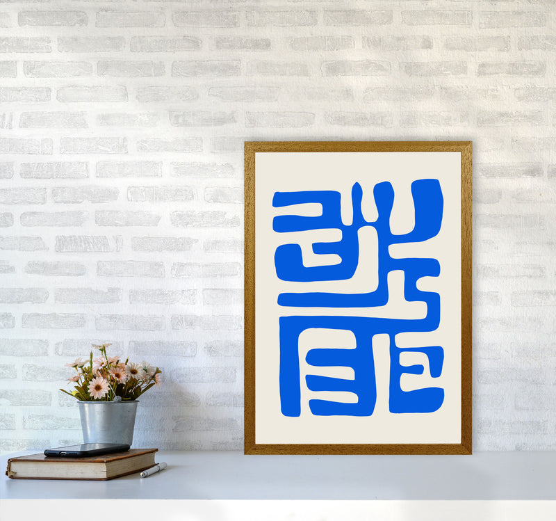 Abstract Geometric Labyrinth1cutout By Planeta444 A2 Print Only