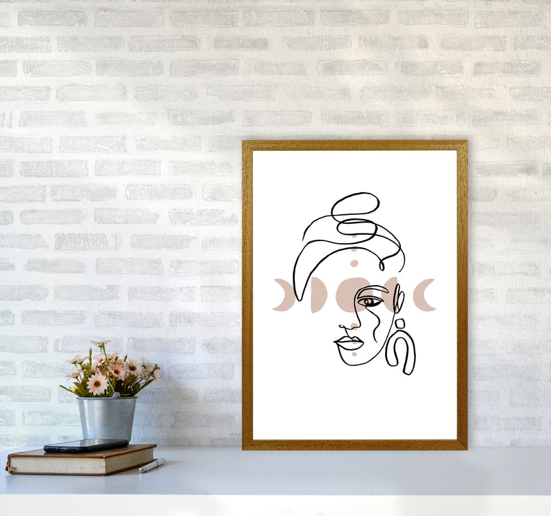 Face With Earrings Moonphases By Planeta444 A2 Print Only