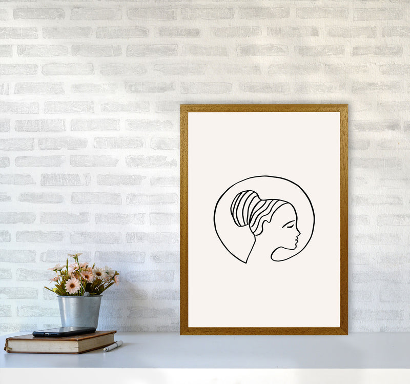 Delicate Face Circle2 By Planeta444 A2 Print Only