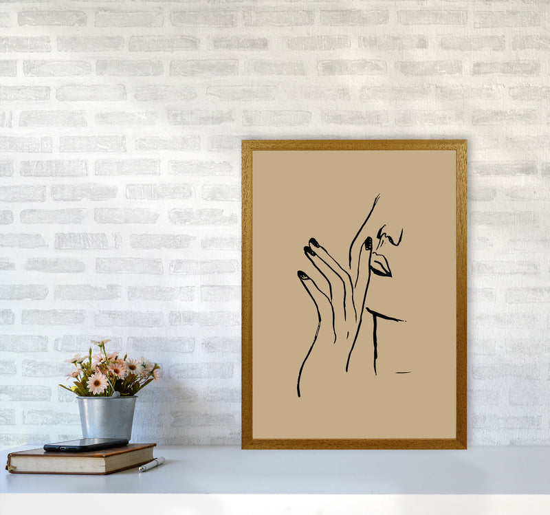 Face Hands Sketch2 By Planeta444 A2 Print Only