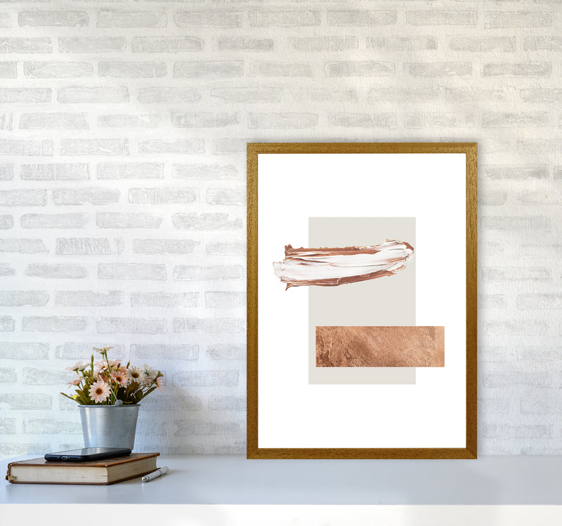 Paint Strokes Cavern Clay Copper1 By Planeta444 A2 Print Only