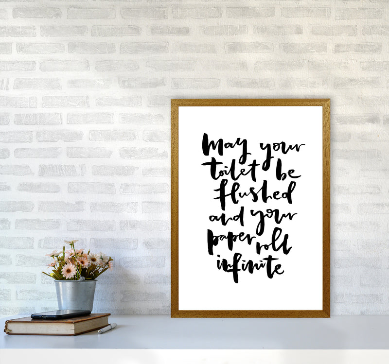 May Your Toilet Be Flushed Bathroom Art Print By Planeta444 A2 Print Only