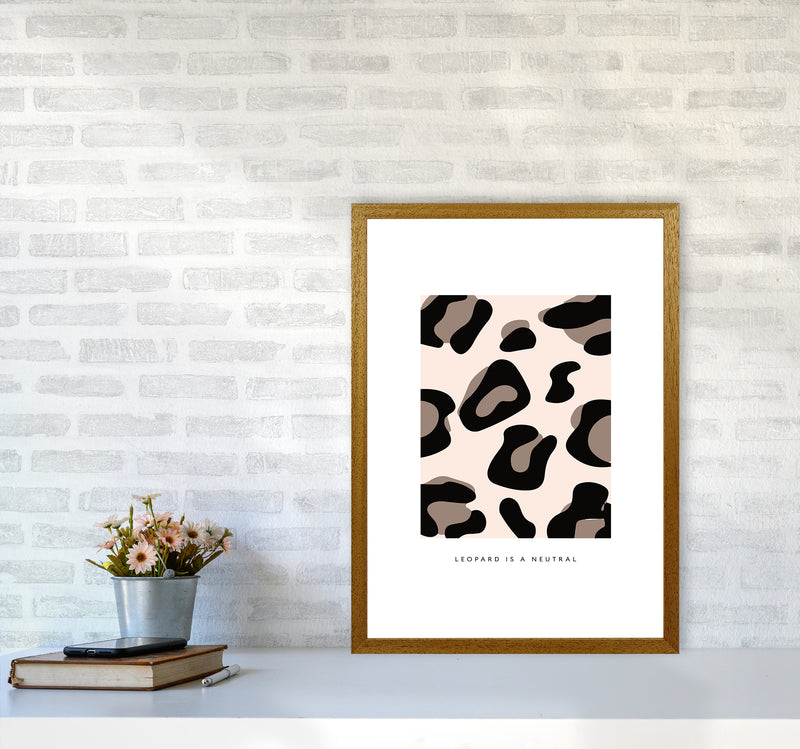Big Leopard Powder Rose By Planeta444 A2 Print Only