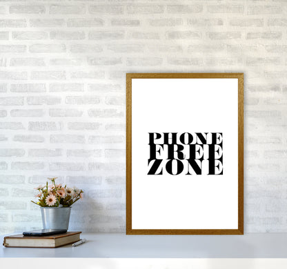 Phone Free Zone By Planeta444 A2 Print Only