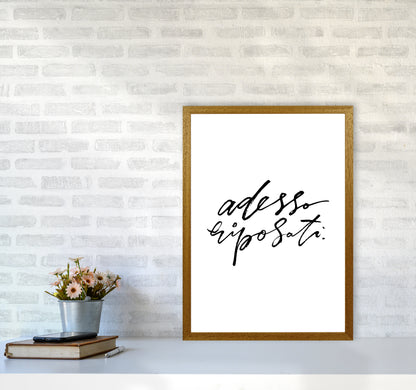 Adesso Riposati By Planeta444 A2 Print Only